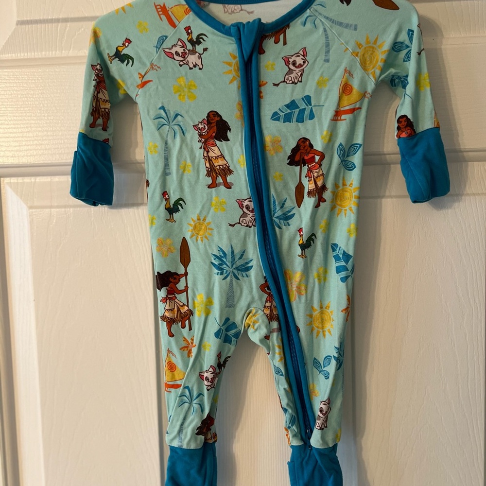 Little Sleepies Moana zippy- Newborn